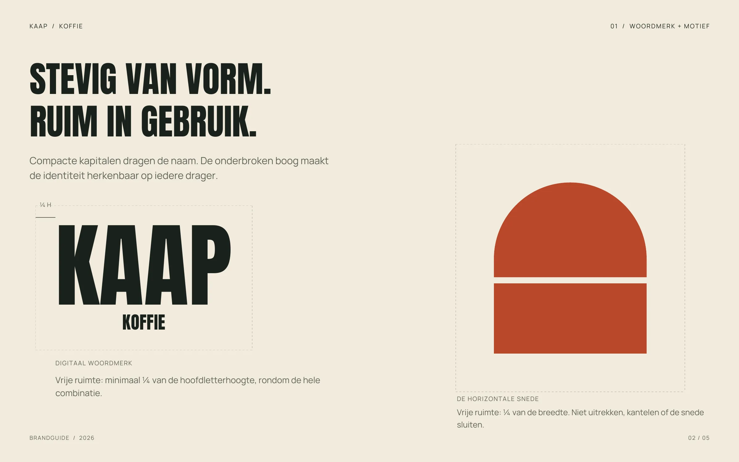 Woordmerk en motief Kaap-brandguide, pagina 2: woordmerk en motief.